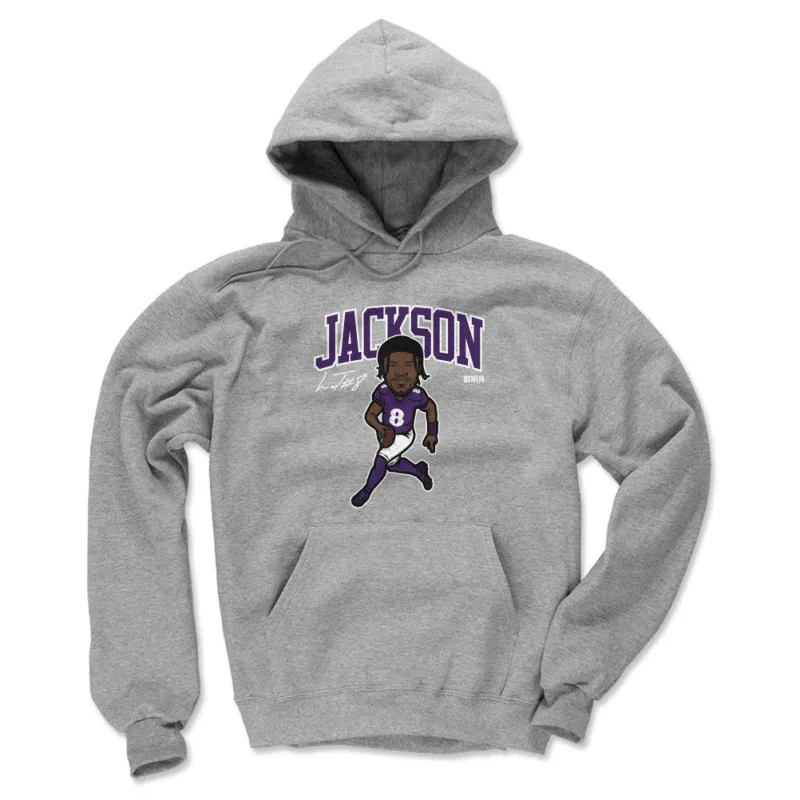 Lamar Jackson Baltimore Toon WHT sold by 500 Level