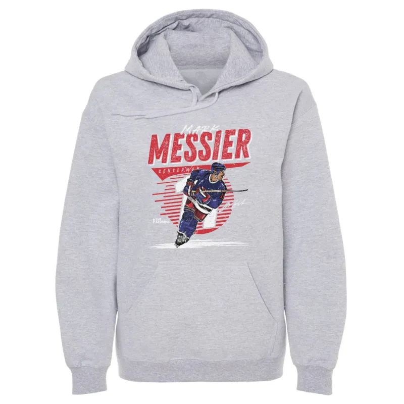 Mark Messier New York R Comet WHT sold by 500 Level