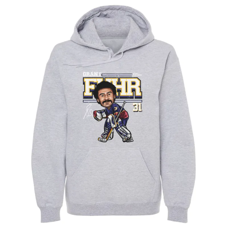 Grant Fuhr St. Louis Cartoon WHT sold by 500 Level