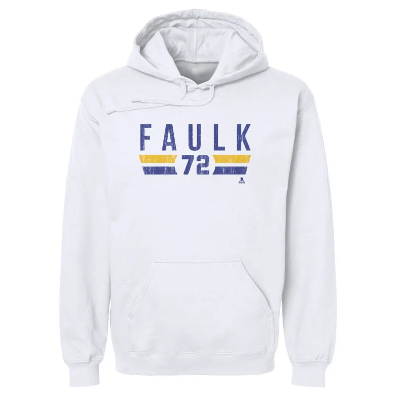 Justin Faulk St. Louis Font sold by 500 Level