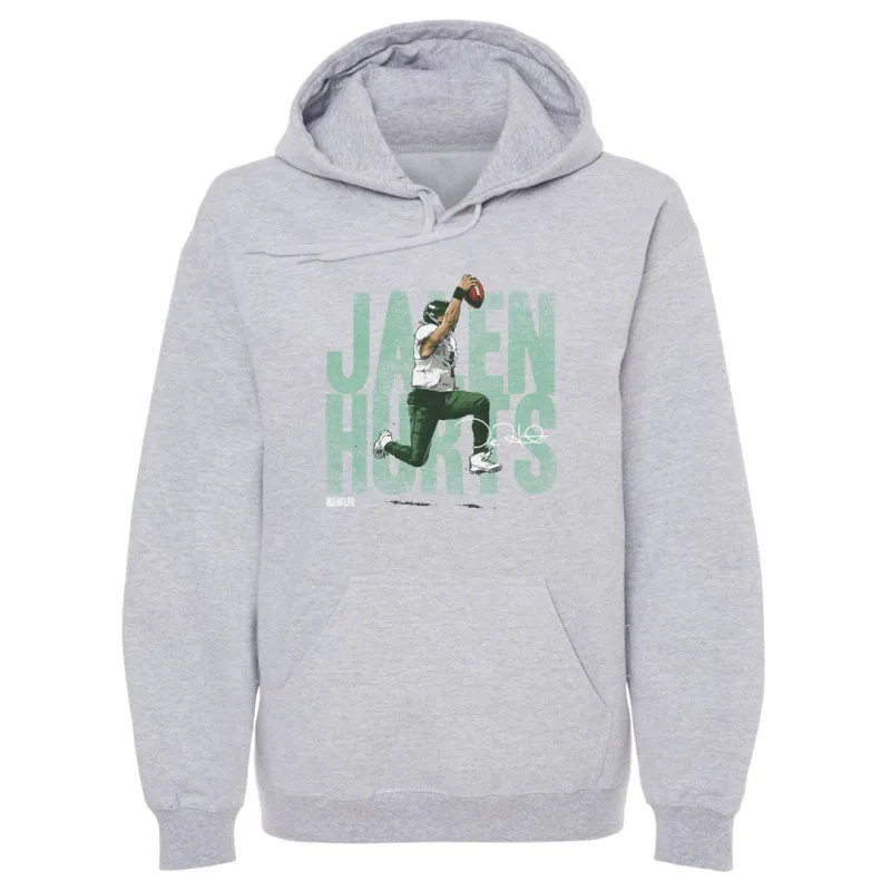 Jalen Hurts Philadelphia TD Hop Bold WHT sold by 500 Level