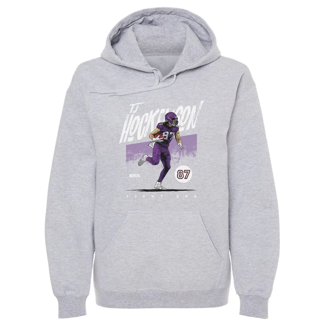 T.J. Hockenson Minnesota Grunge WHT sold by 500 Level product image thumbnail 2