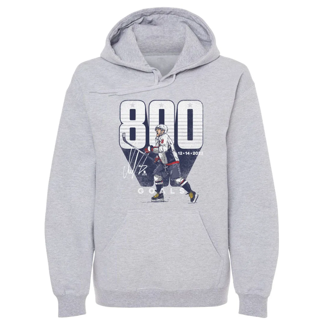 Alex Ovechkin Washington 800 Goals Bold WHT sold by 500 Level