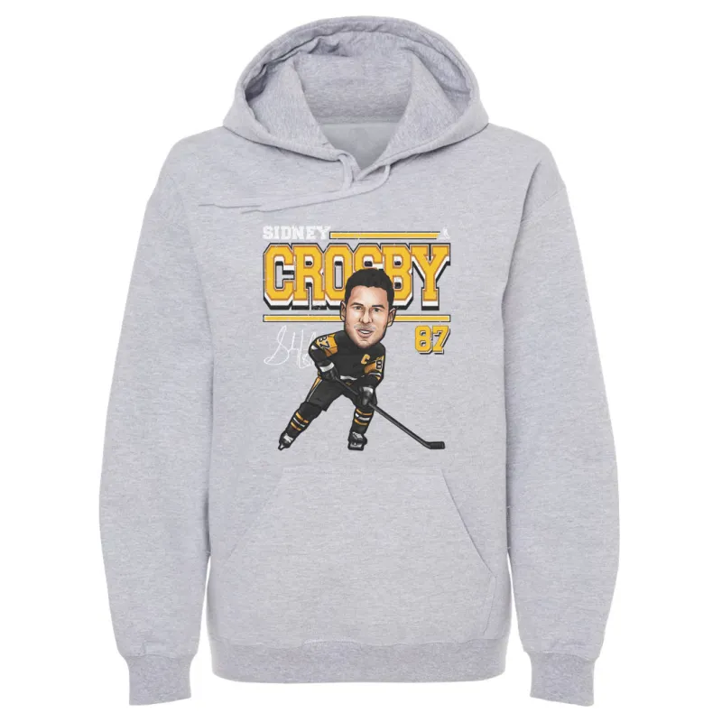 Sidney Crosby Pittsburgh Cartoon WHT sold by 500 Level