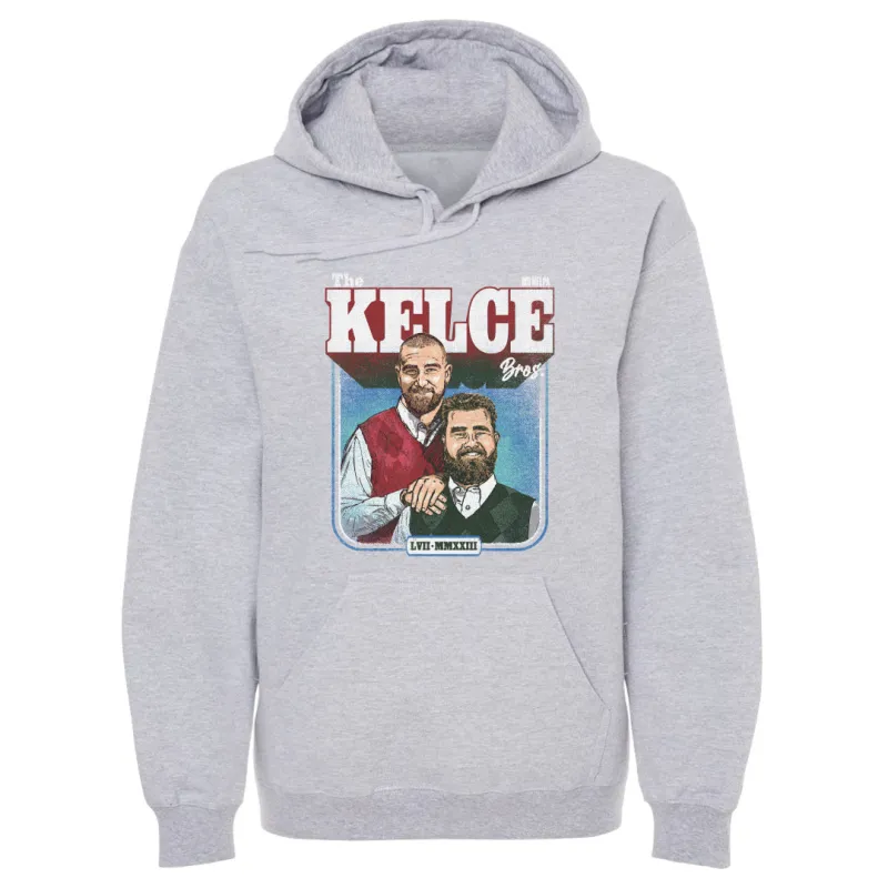 Jason Kelce & Travis Kelce The Kelce Bros WHT sold by 500 Level