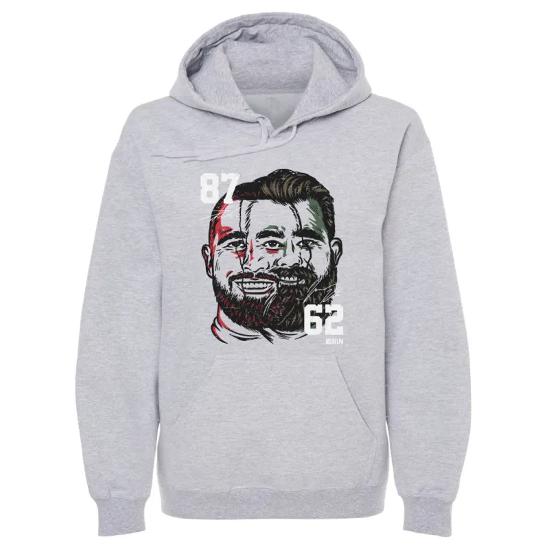 Jason Kelce & Travis Kelce Face WHT sold by 500 Level