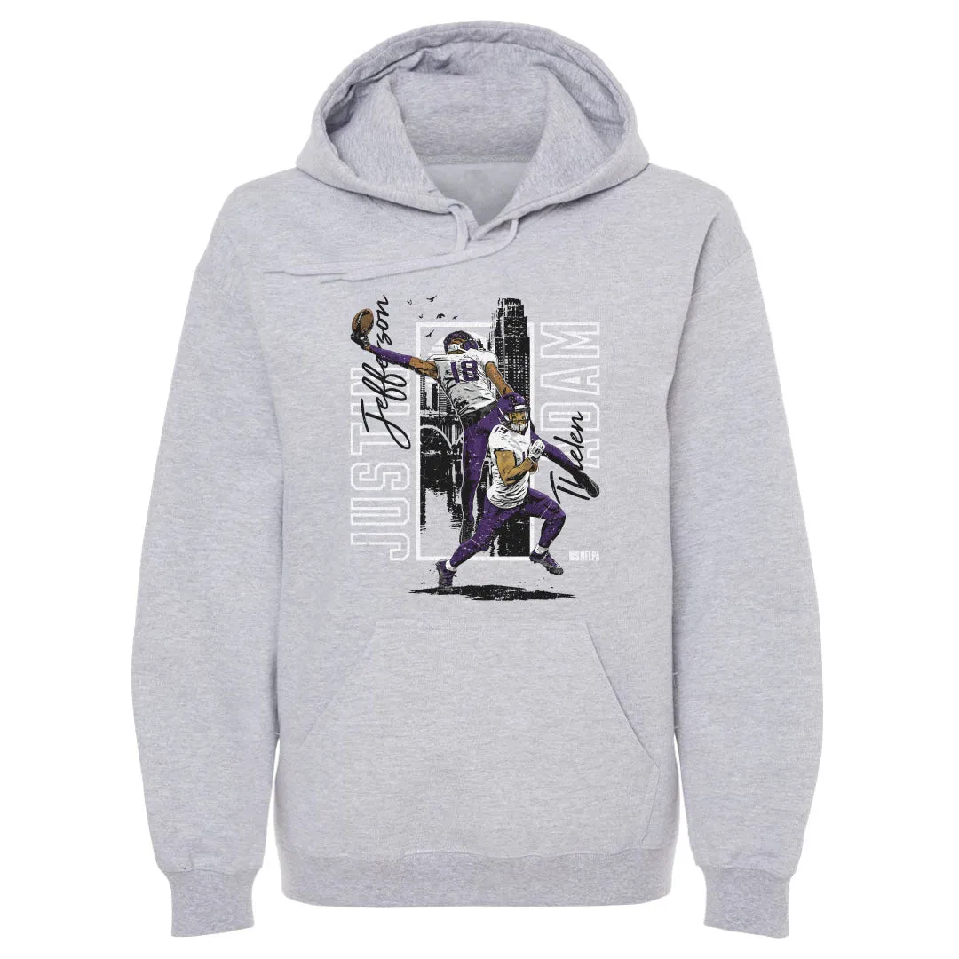 Justin Jefferson & Adam Thielen Minnesota Skyline Duo WHT sold by 500 Level