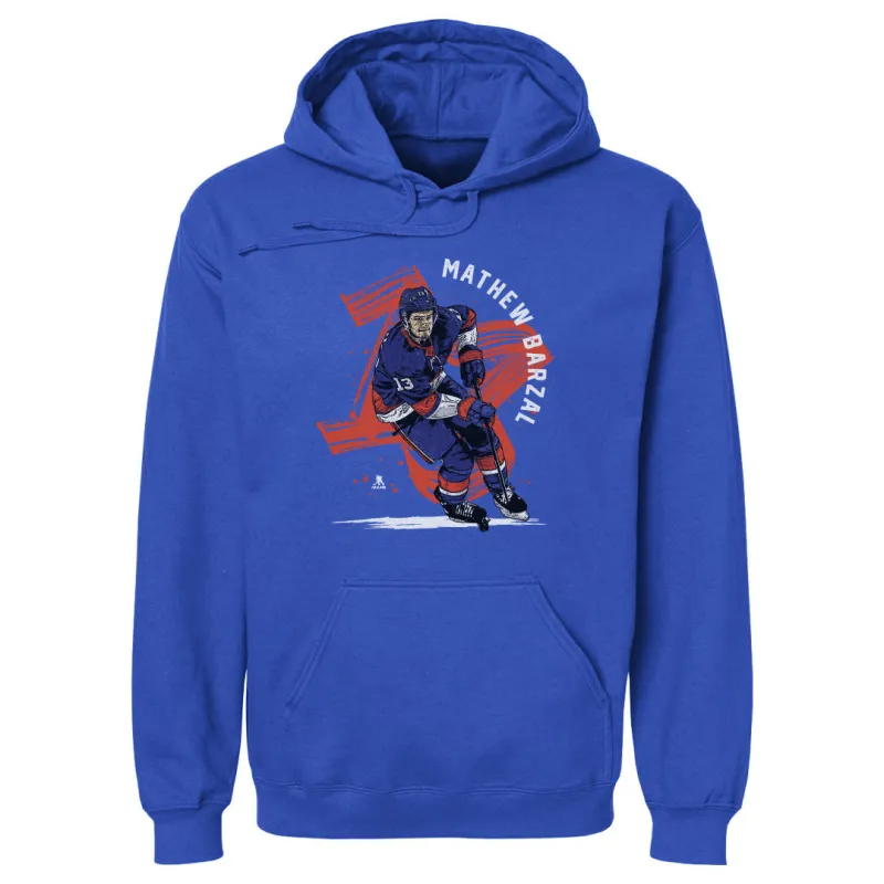 Mathew Barzal New York I Brush WHT sold by 500 Level