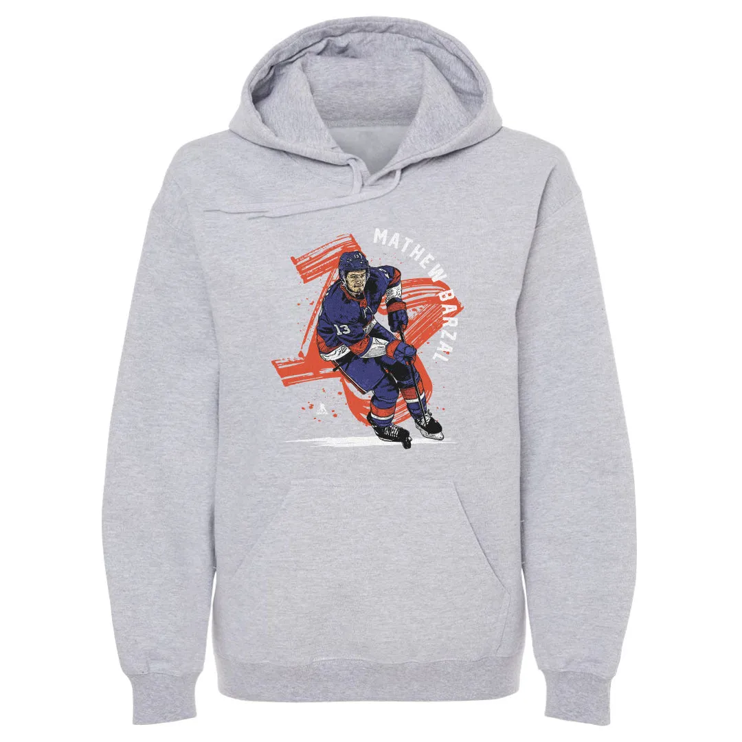 Mathew Barzal New York I Brush WHT sold by 500 Level product image thumbnail 2