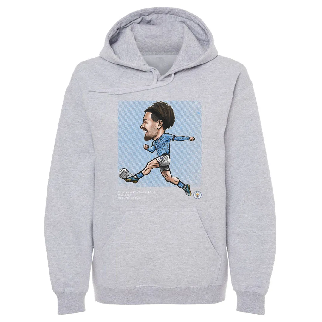 Jack Grealish Manchester City Cartoon WHT sold by 500 Level product image thumbnail 2