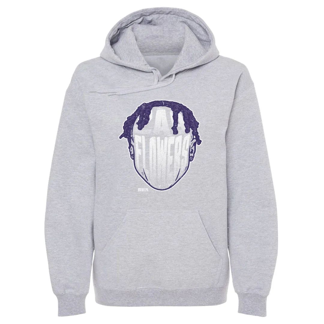 Zay Flowers Baltimore Player Silhouette WHT sold by 500 Level