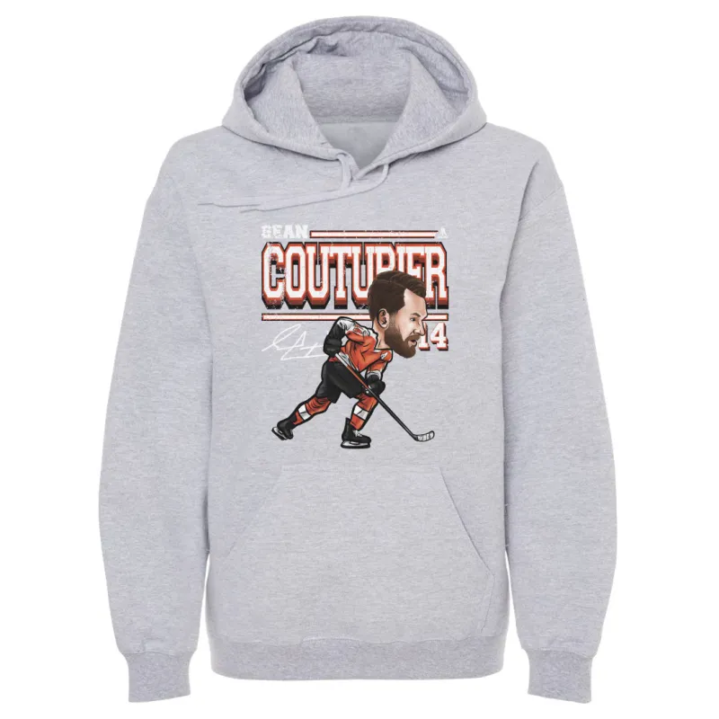Sean Couturier Philadelphia Cartoon WHT sold by 500 Level