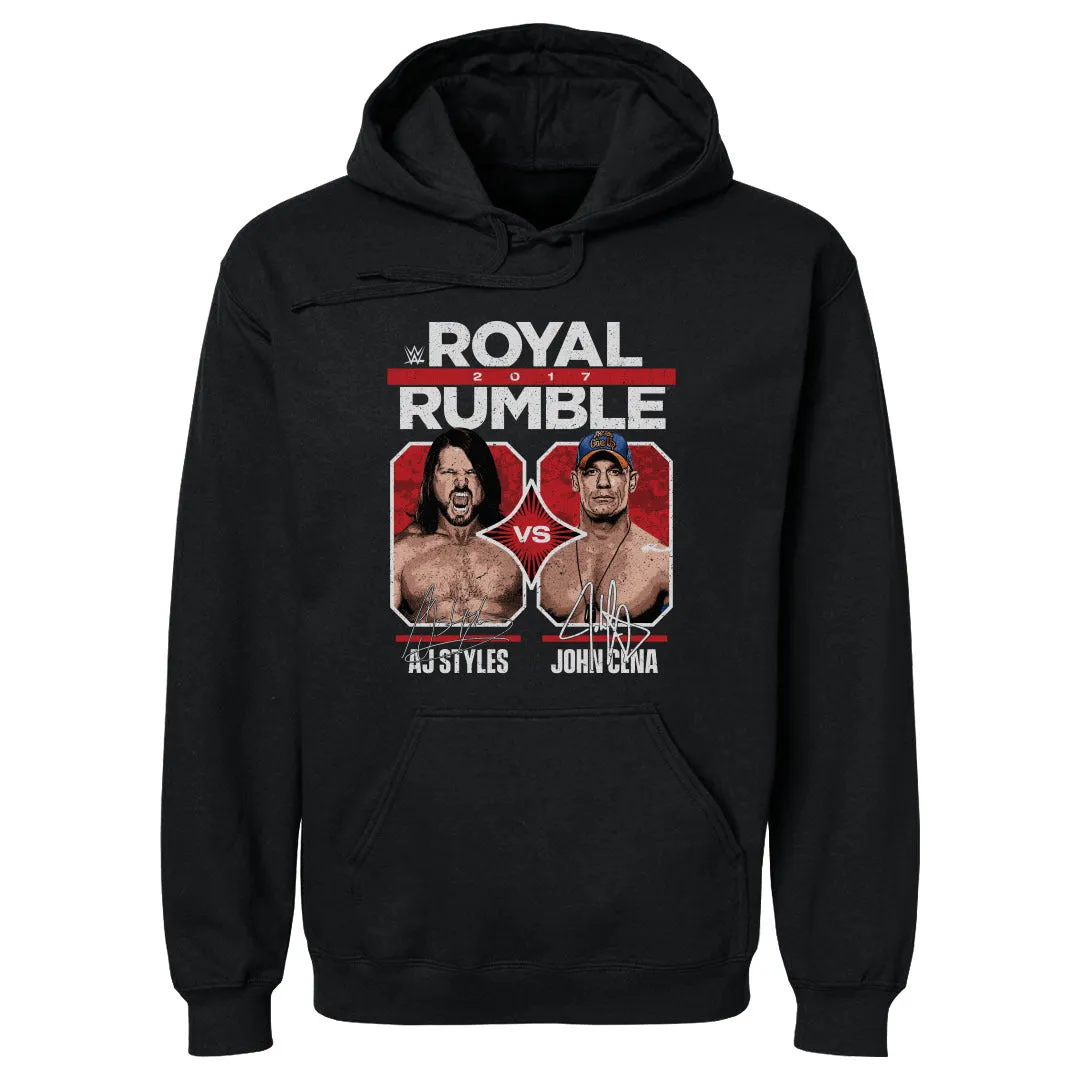 John Cena Vs A.J. Styles Royal Rumble 2017 WHT sold by 500 Level