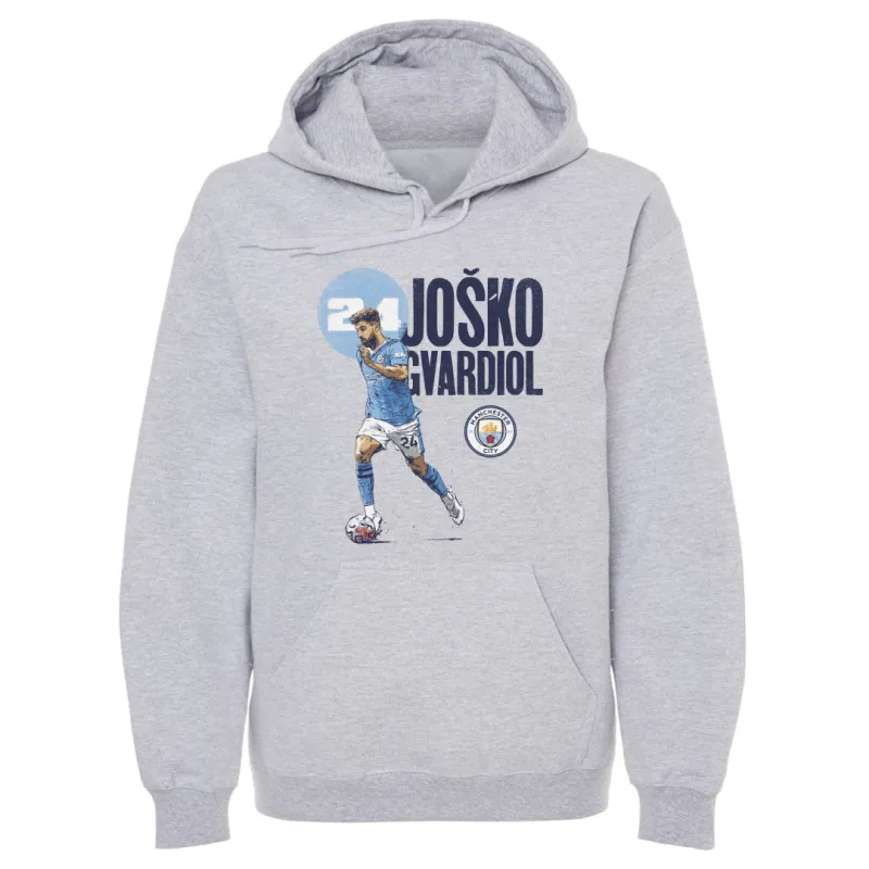 Josko Gvardiol Manchester City Bold WHT sold by 500 Level