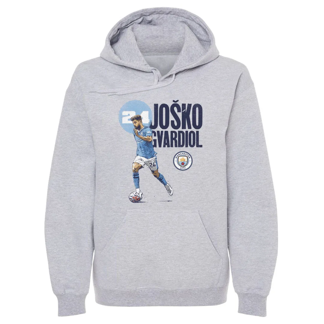 Josko Gvardiol Manchester City Bold WHT sold by 500 Level