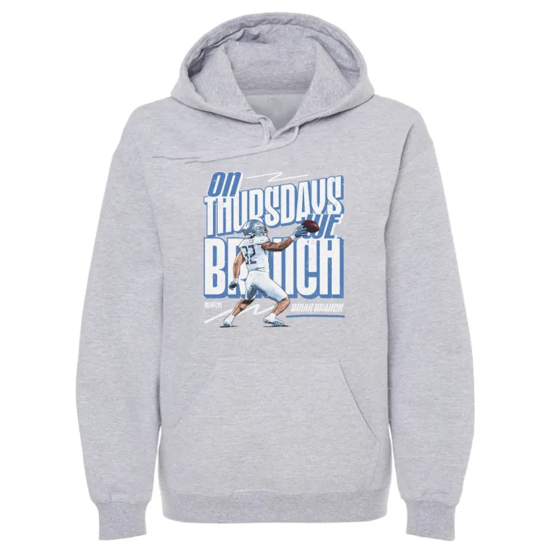 Brian Branch Detroit On Thursdays We Branch WHT sold by 500 Level