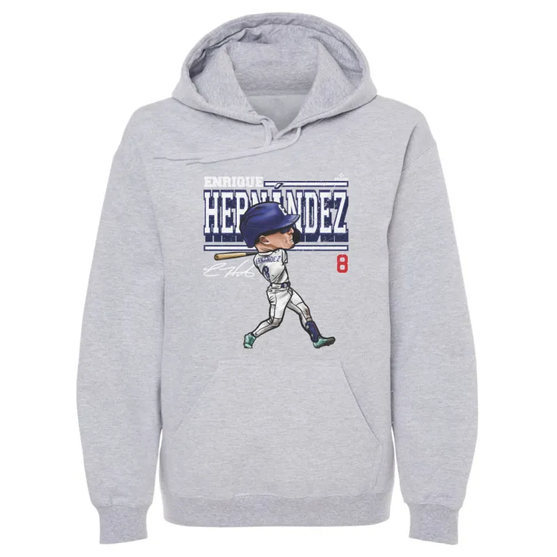 Enrique Hernandez Los Angeles D Cartoon WHT sold by 500 Level