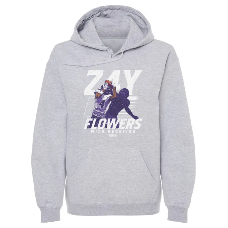 Zay Flowers Baltimore Player Name WHT sold by 500 Level