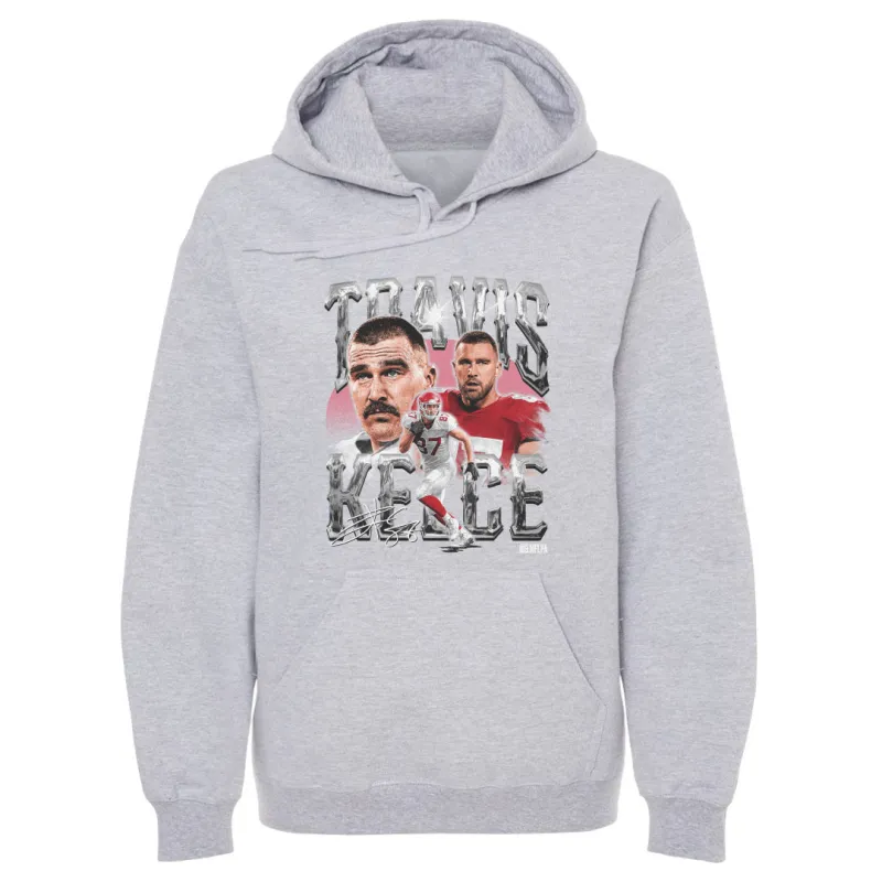 Travis Kelce Kansas City Vintage WHT sold by 500 Level