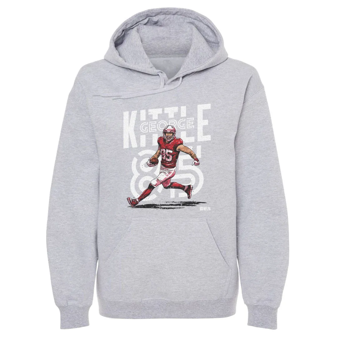George Kittle San Francisco Player Name WHT sold by 500 Level