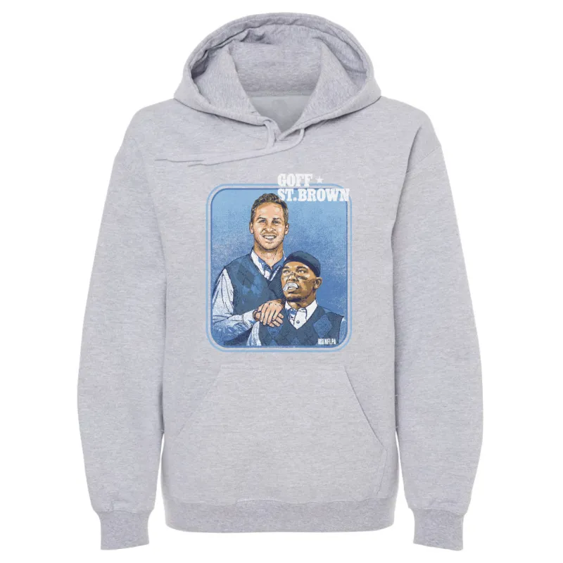 Jared Goff & Amon-Ra St. Brown Detroit Step Brothers WHT sold by 500 Level