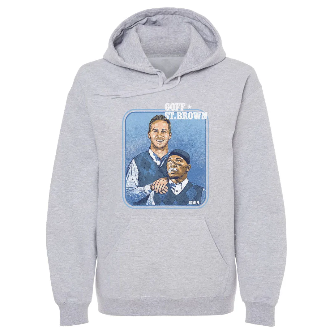 Jared Goff & Amon-Ra St. Brown Detroit Step Brothers WHT sold by 500 Level