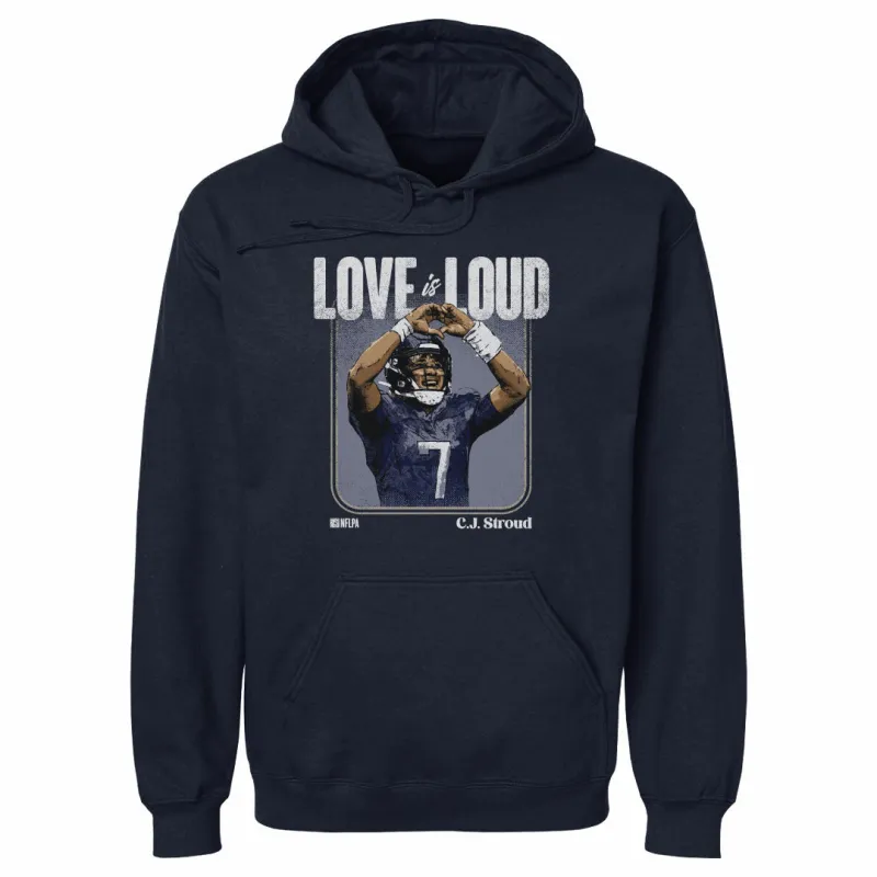 C.J. Stroud Houston Love Is Loud WHT sold by 500 Level