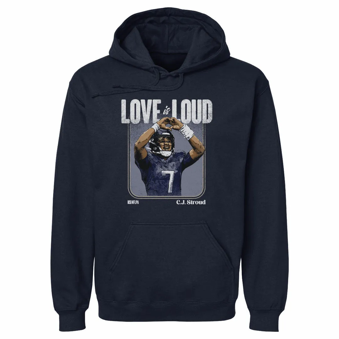 C.J. Stroud Houston Love Is Loud WHT sold by 500 Level