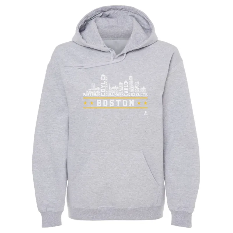 Boston Hockey Roster Skyline 23 WHT sold by 500 Level