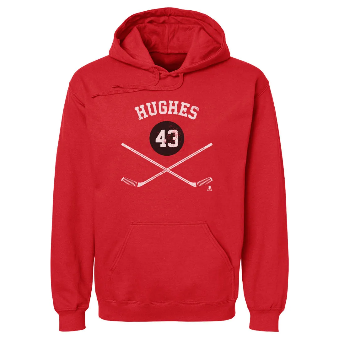 Luke Hughes New Jersey Sticks WHT sold by 500 Level