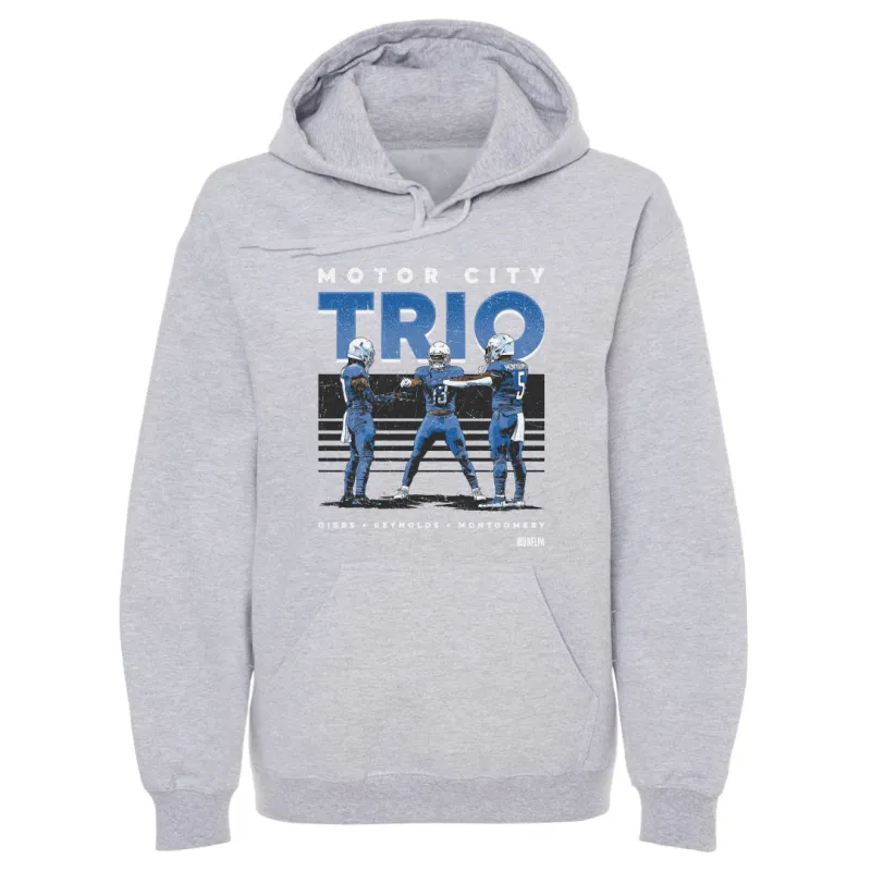 Jahmyr Gibbs Craig Reynolds & David Montgomery Detroit Trio WHT sold by 500 Level