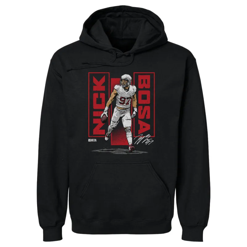 Nick Bosa San Francisco Vertical WHT sold by 500 Level