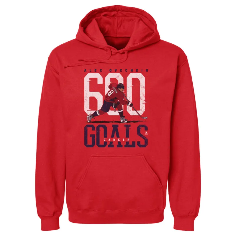 Alex Ovechkin 600 Career Goals B WHT sold by 500 Level