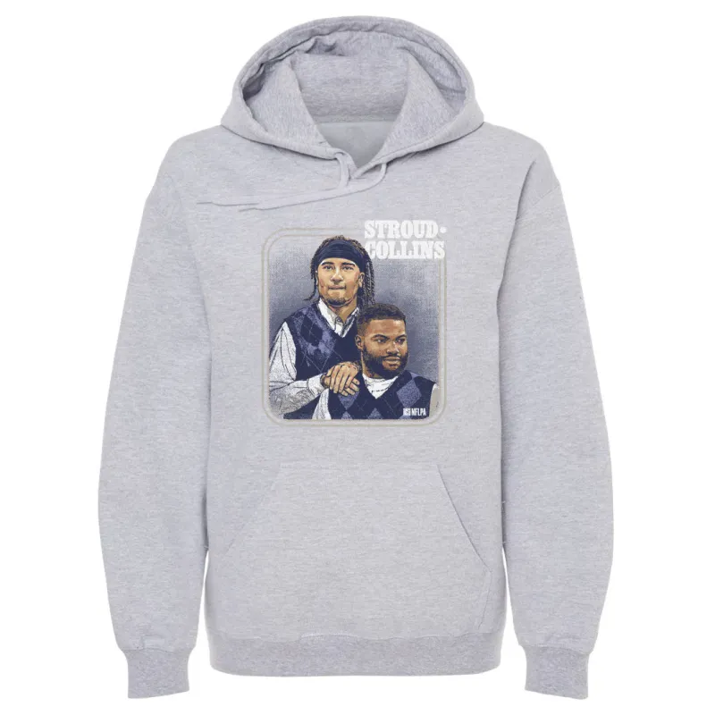 C.J. Stroud & Nico Collins Houston Step Brothers WHT sold by 500 Level