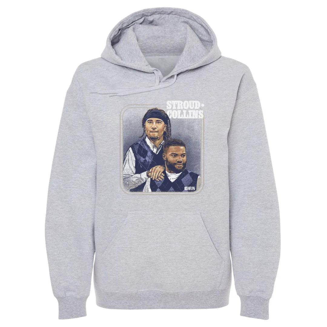 C.J. Stroud & Nico Collins Houston Step Brothers WHT sold by 500 Level