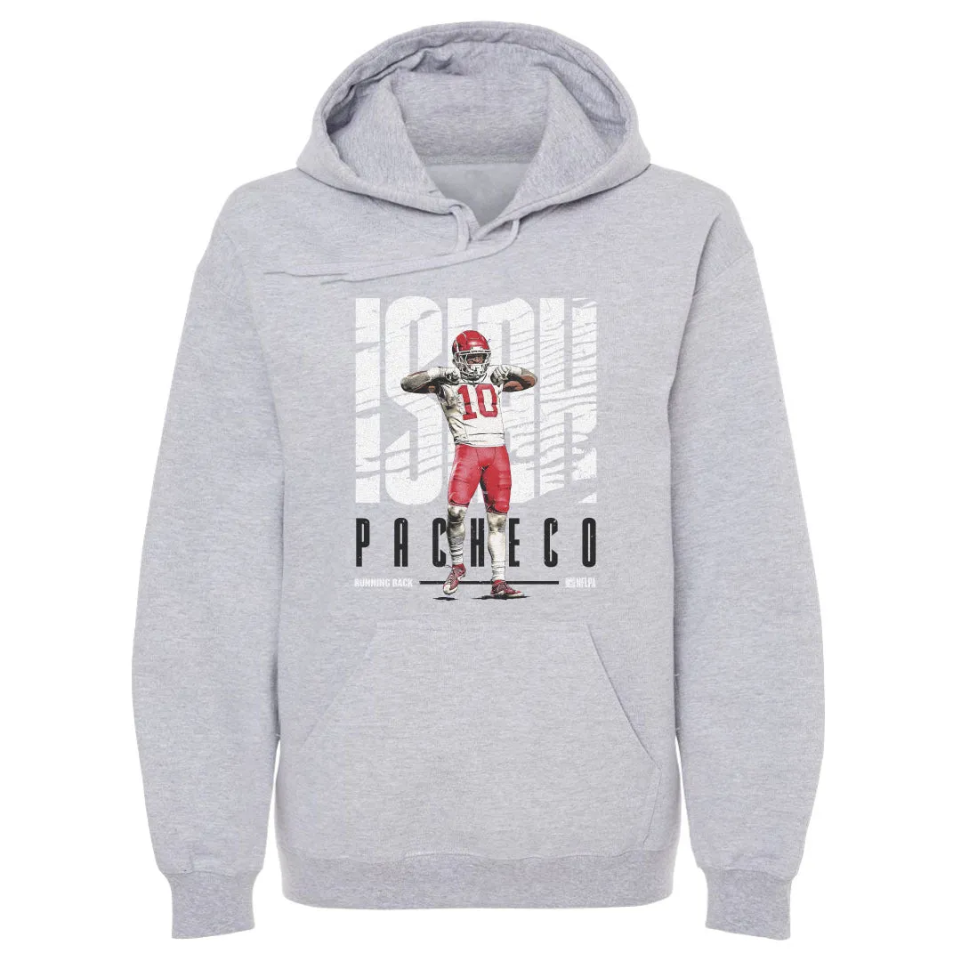 Isiah Pacheco Kansas City Pose WHT sold by 500 Level