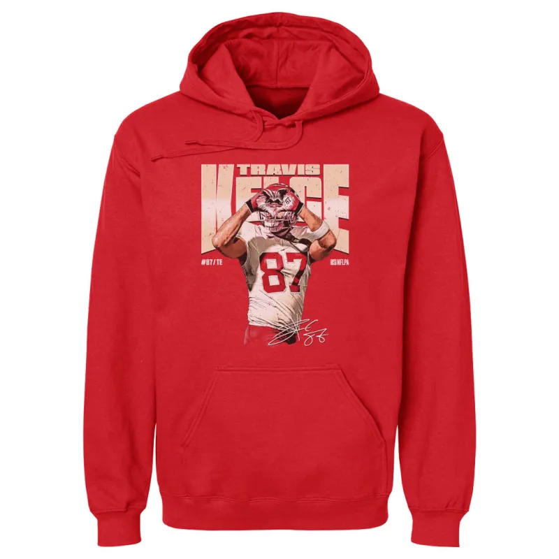 Travis Kelce Kansas City Heart WHT made by 500 Level