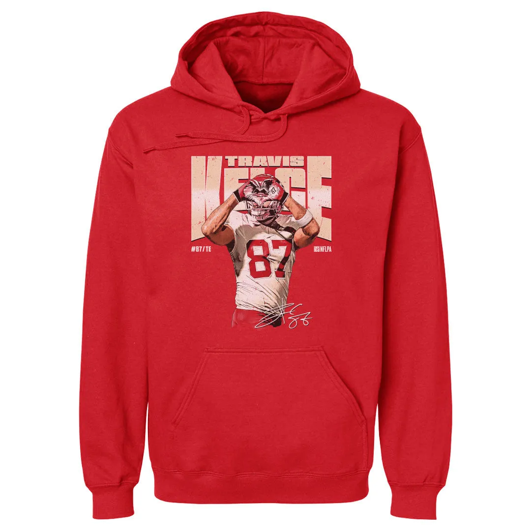 Travis Kelce Kansas City Heart WHT sold by 500 Level