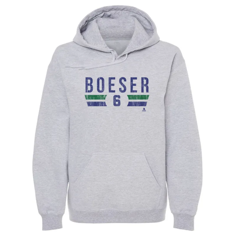 Brock Boeser Vancouver Font sold by 500 Level
