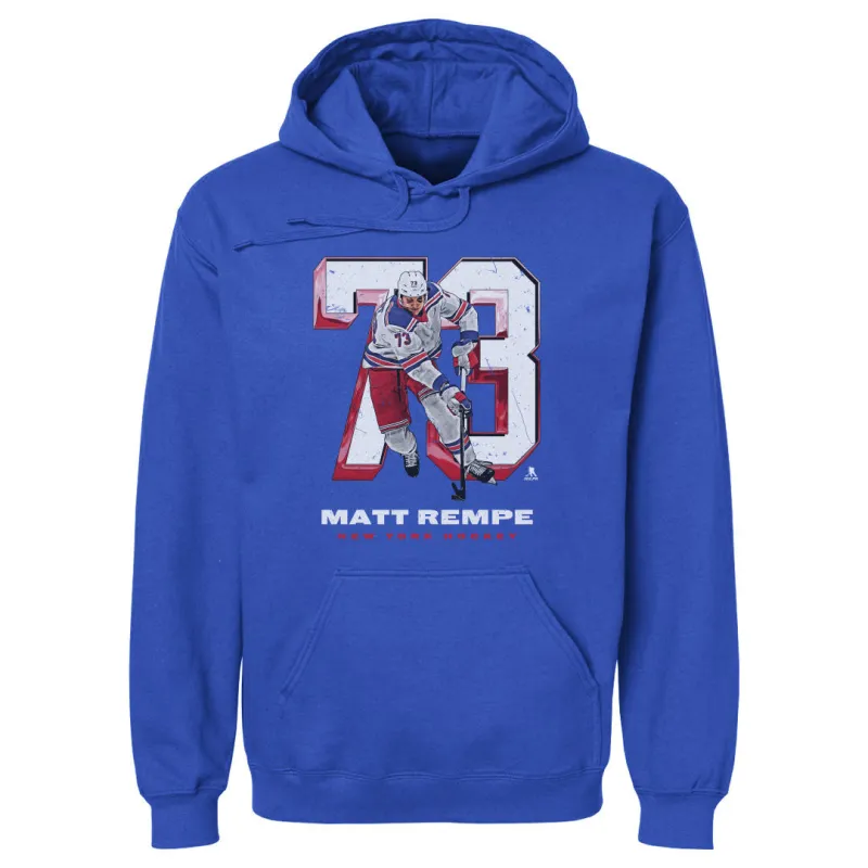 Matt Rempe New York R Number WHT made by 500 Level