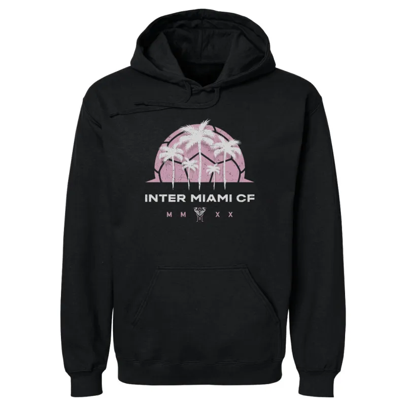 Inter Miami CF Palm Trees Wordmark WHT made by 500 Level
