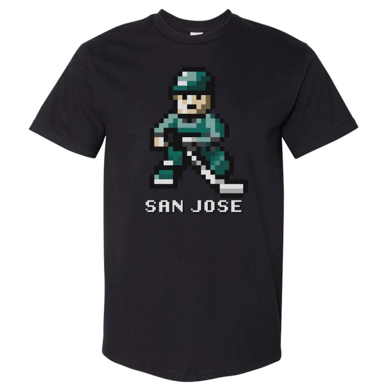 San Jose Hockey 8-bit WHT sold by 500 Level