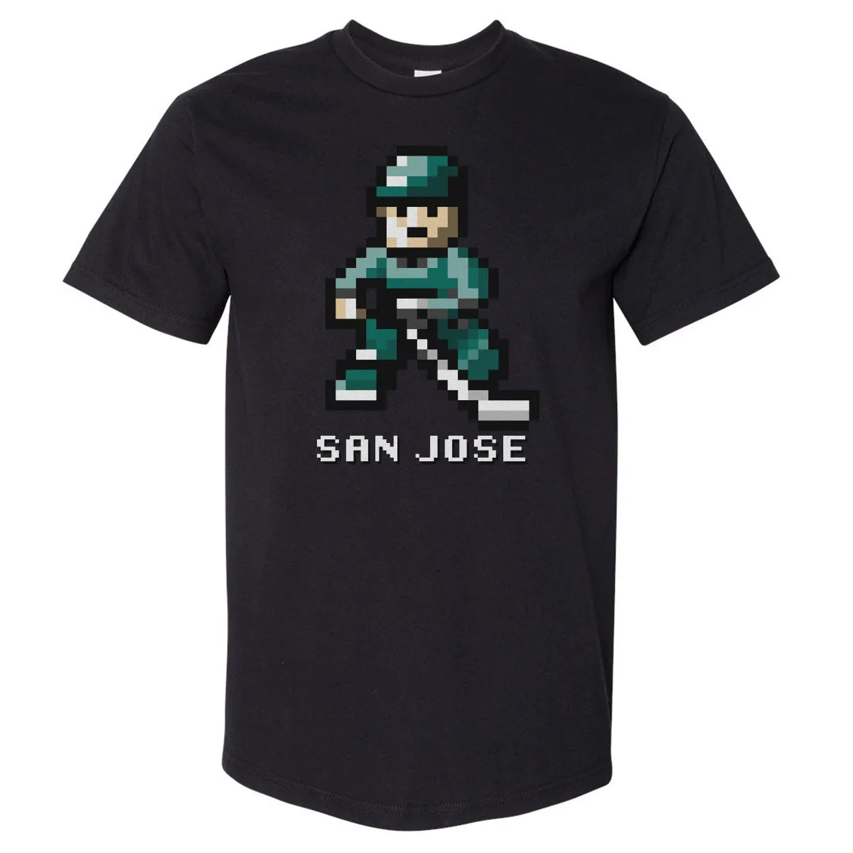 San Jose Hockey 8-bit WHT sold by 500 Level