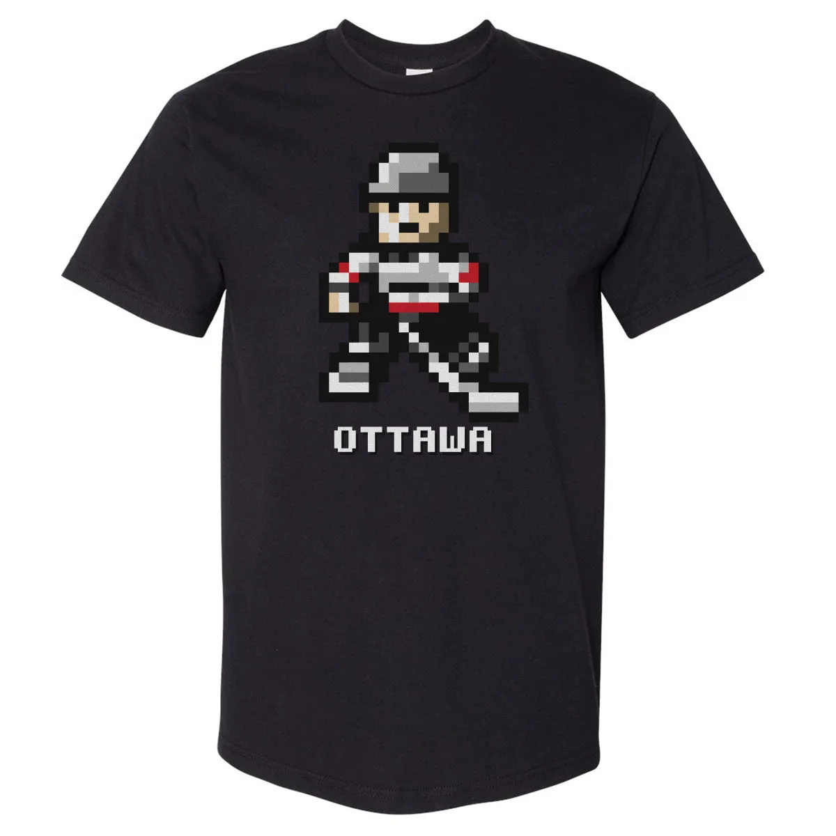 Ottawa Hockey 8-bit WHT sold by 500 Level