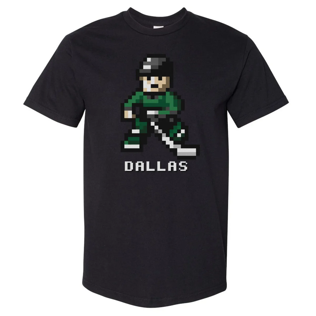Dallas Hockey 8-bit WHT sold by 500 Level
