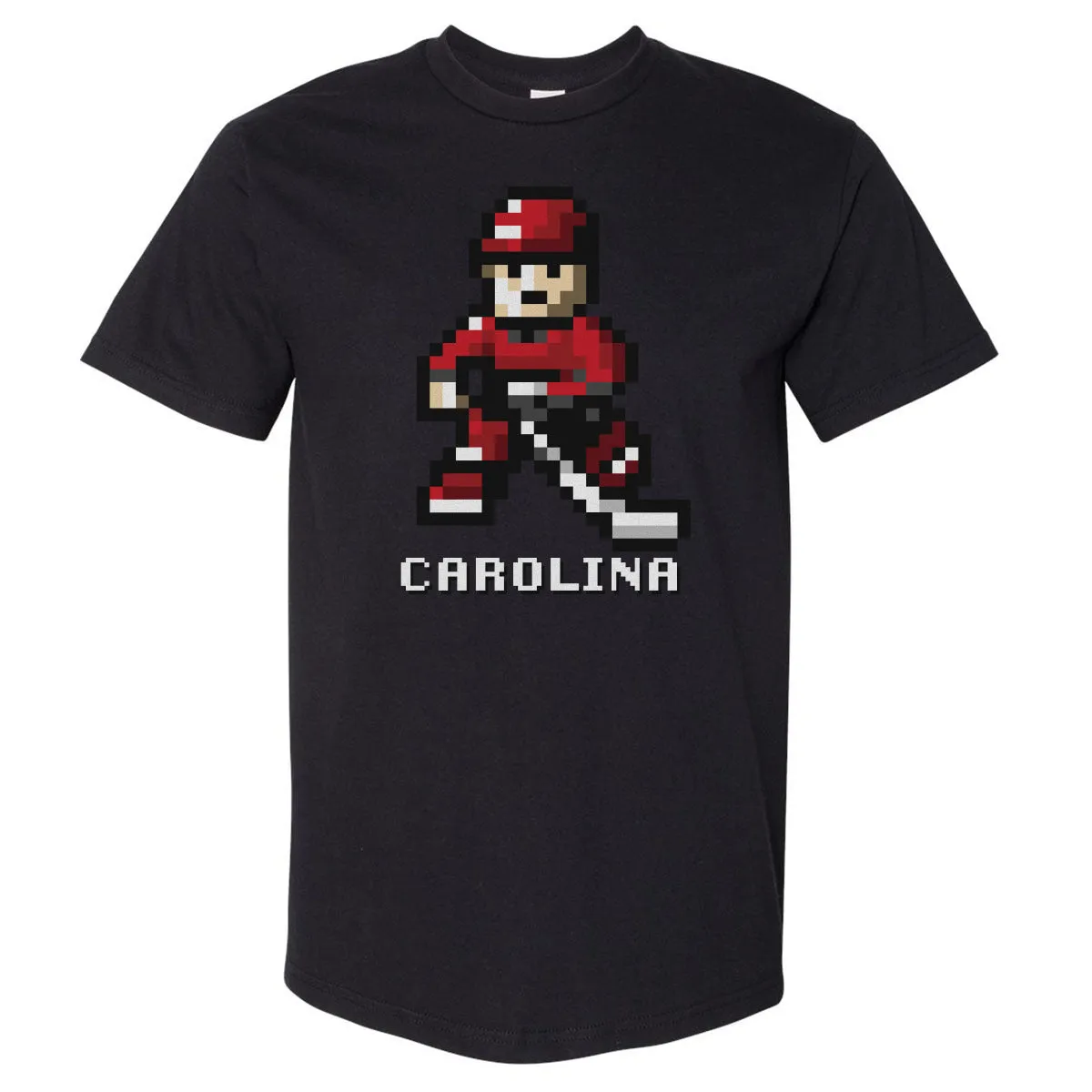 Carolina Hockey 8-bit WHT sold by 500 Level