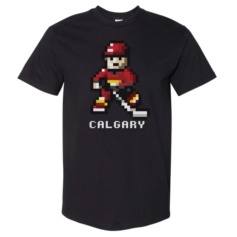 Calgary Hockey 8-bit WHT sold by 500 Level