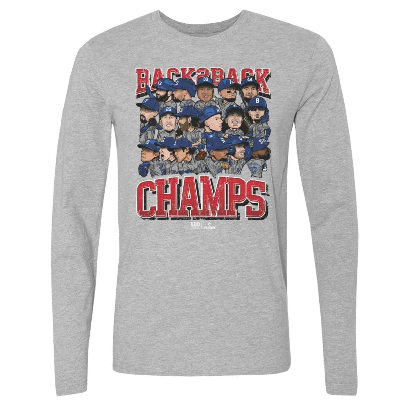 Los Angeles D Baseball Back 2 Back Champs 2025 WHT sold by 500 Level
