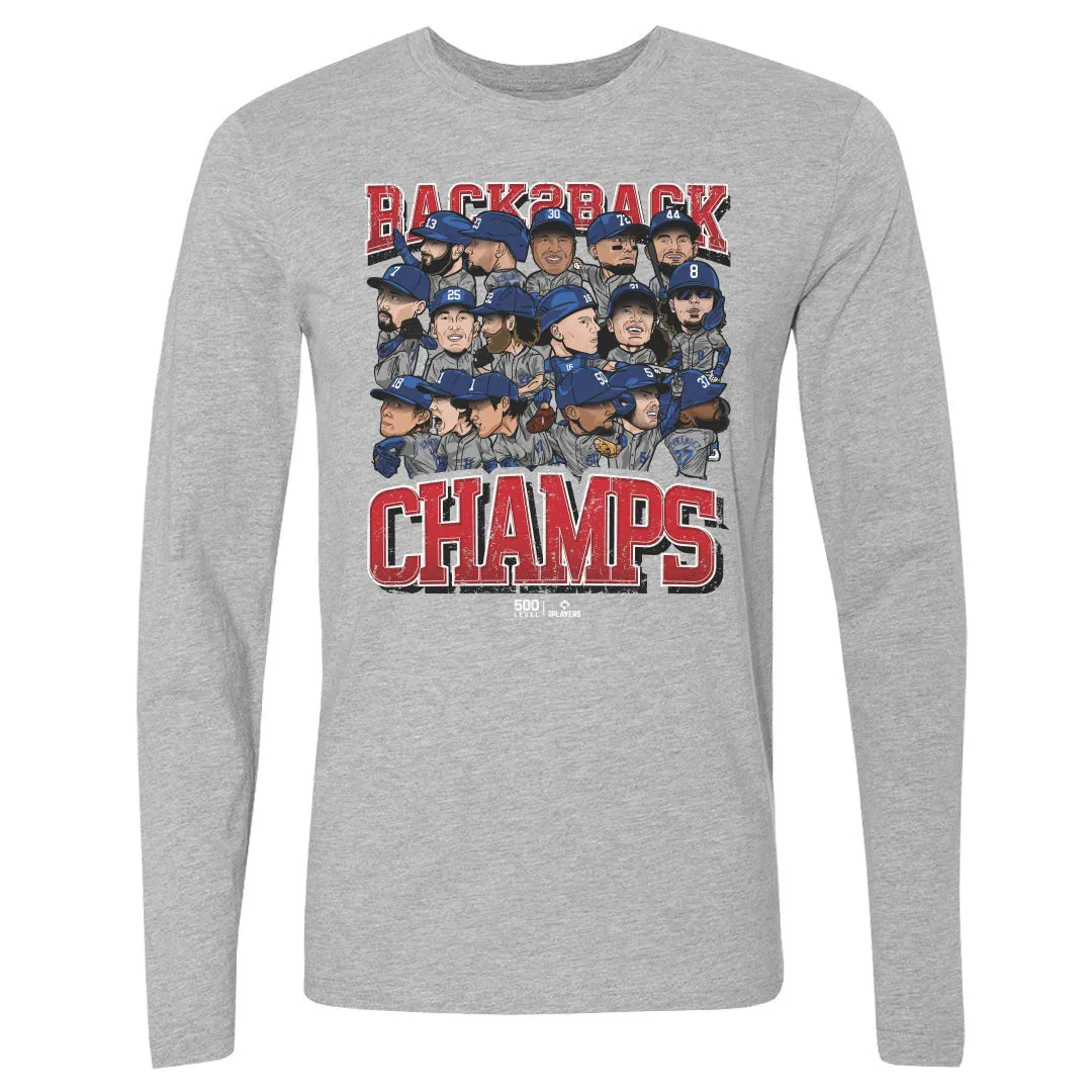 Los Angeles D Baseball Back 2 Back Champs 2025 WHT sold by 500 Level