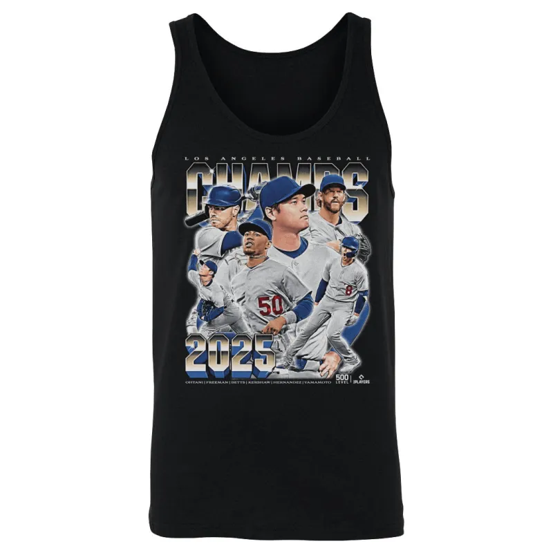 Los Angeles D Baseball 2025 Champs Vintage WHT sold by 500 Level